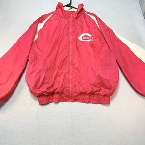 Vintage 90s Cincinnati Reds‎ Competitor XL Wind Breaker Jacket, MLB, Baseball